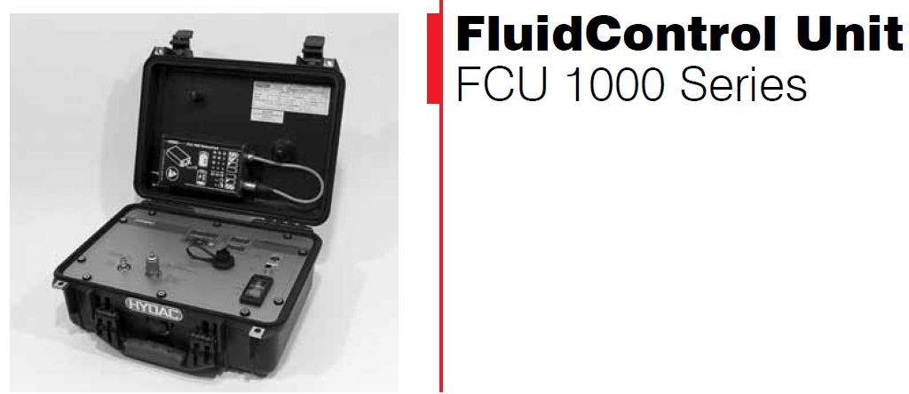 HYDAC FluidControl Unit_FCU 1000 Series_手提式油品汙染度偵測儀