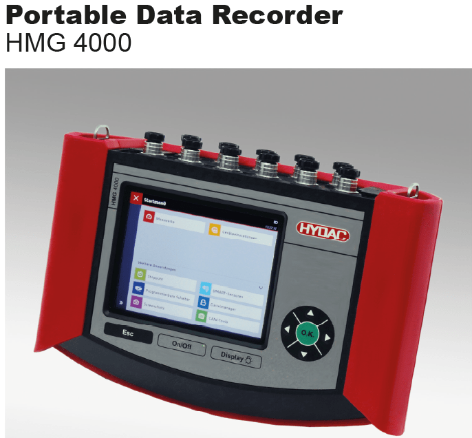 HYDAC Portable Data Recorder_HMG 4000_流體參數蒐集分析儀
