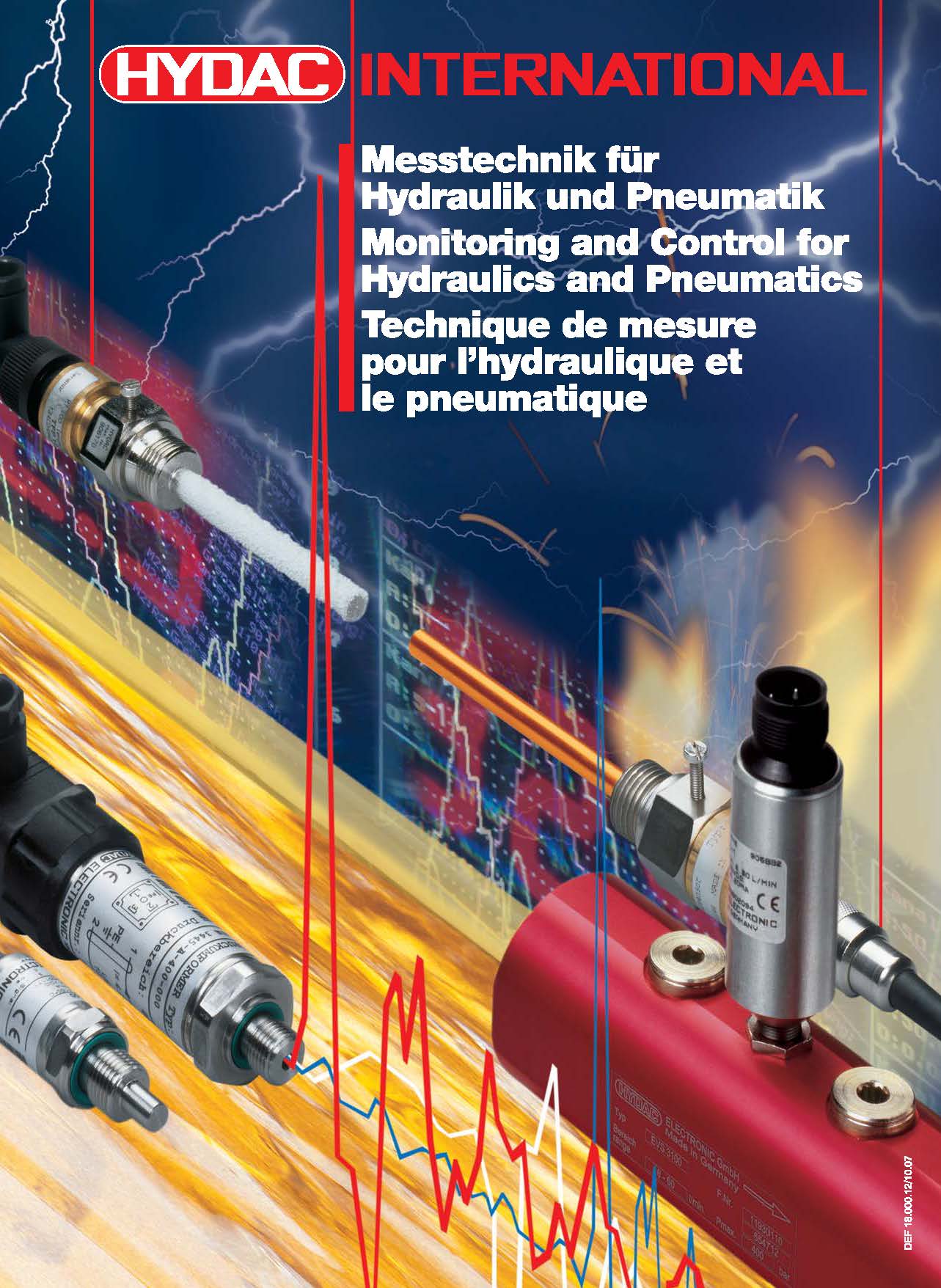 HYDAC 油壓及氣壓專用感測器產品型錄